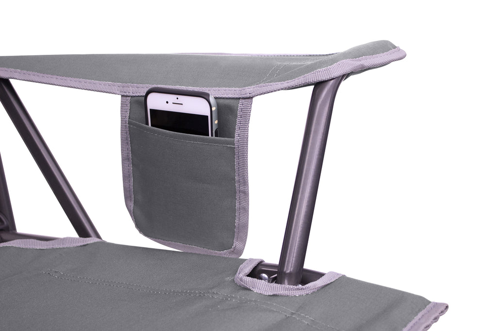 GCI Outdoor Comfort Pro Rocker Folding Rocking Camping Chair, Indigo