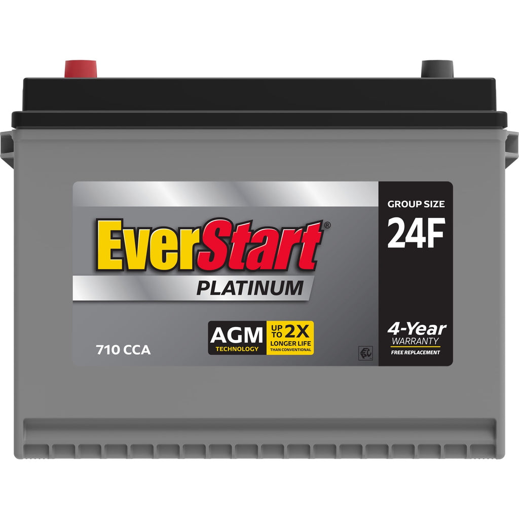 EverStart Platinum AGM Automotive Battery, Group Size 24F 12 Volt, 750 CCA