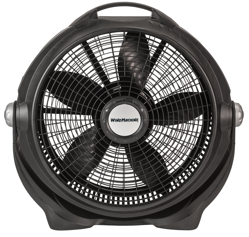 Lasko Wind Machine 20" Pivoting Floor Fan with 3 Speeds, 23" H, Gray, A20301, New