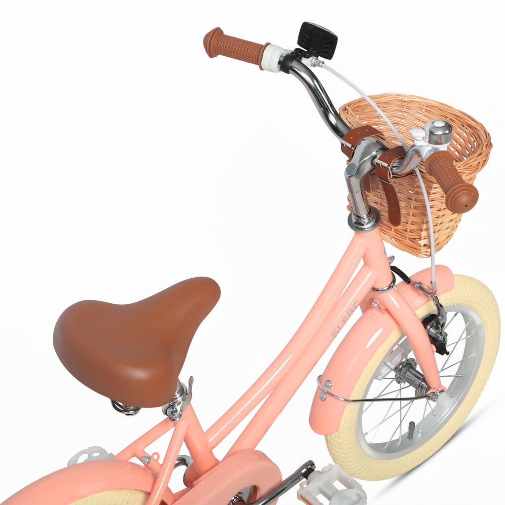 Glerc Little Molly 14 inch Kids Girls Bike for 3-5 Years Old Little Child,Yellow