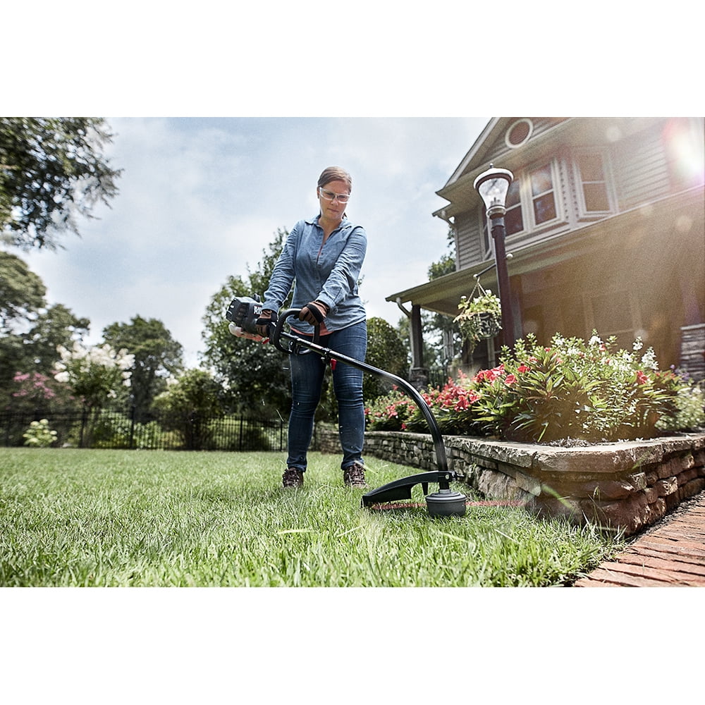 Black Max 2-Cycle Gas 25cc Curved Shaft Attachment Capable String Trimmer