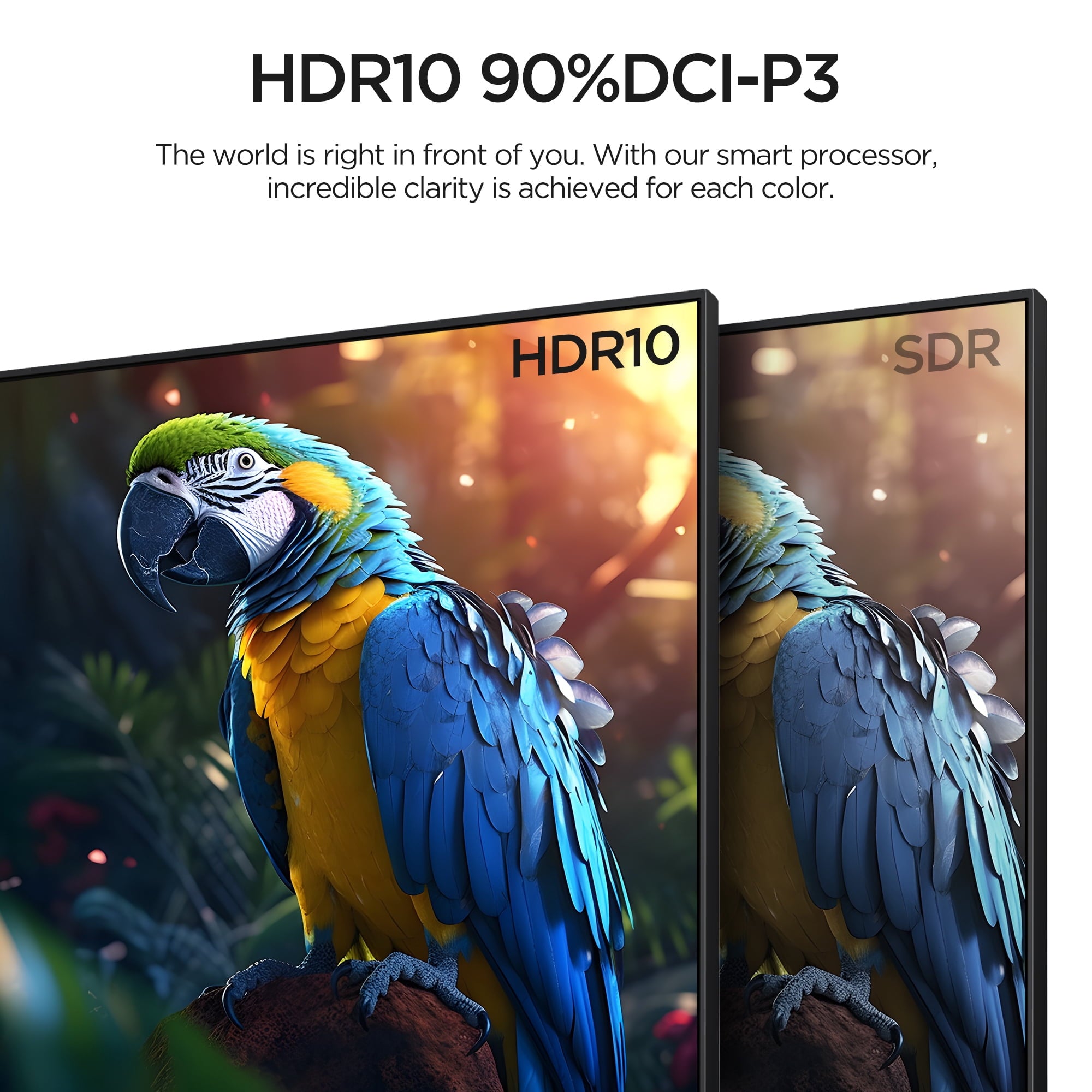 KOORUI 27 inch Computer Monitor,IPS FHD (1920 x 1080) 75Hz 99% sRGB PC Desktop Gaming Monitors for Computer ,HDMI/VGA Port, Visioncare