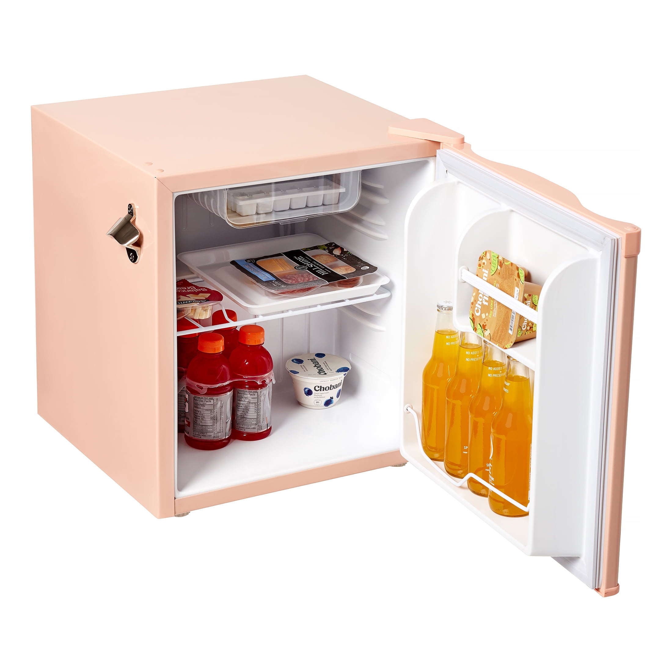 Frigidaire 1.6 Cu ft. Retro Compact Refrigerator with Side Bottle Opener, Coral