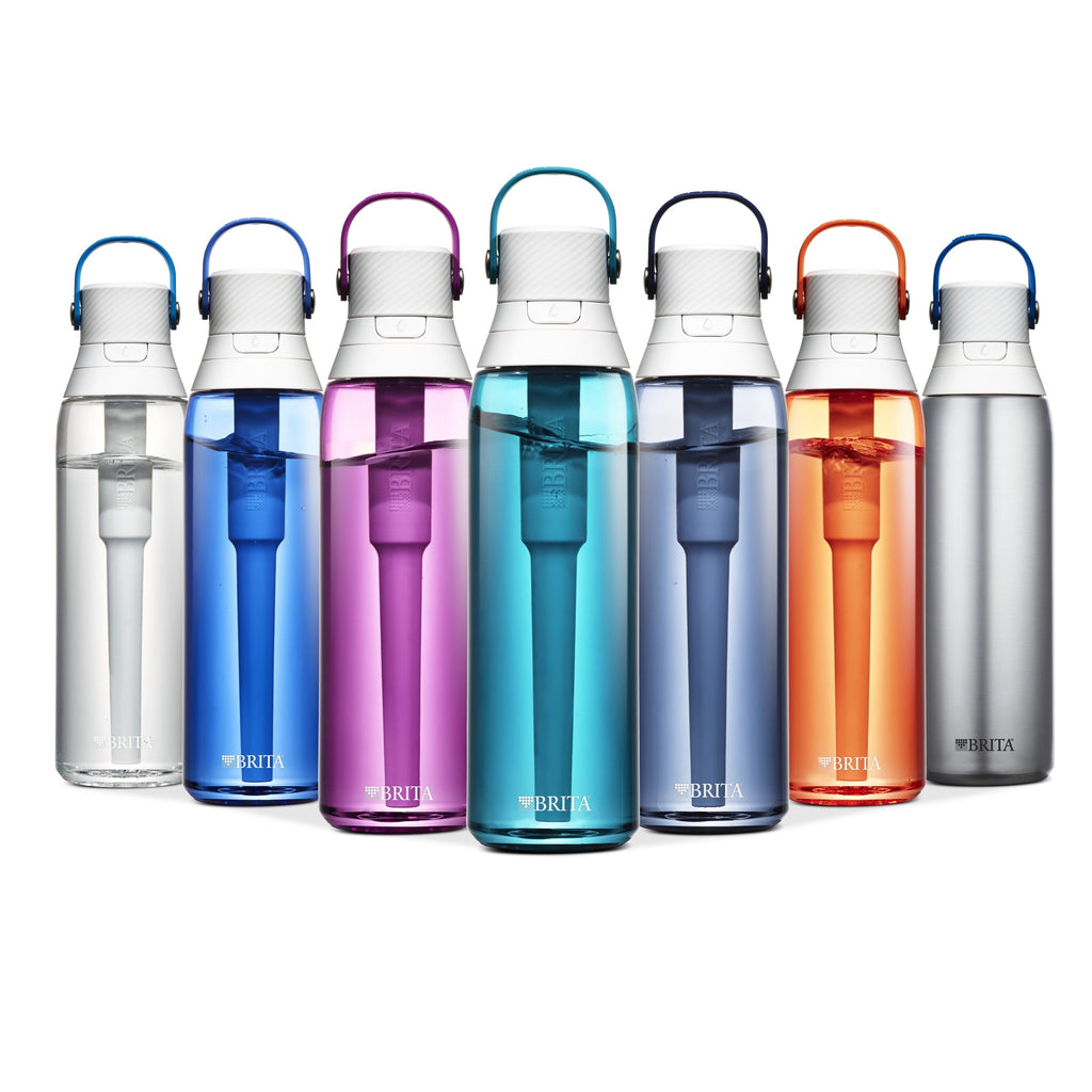 Brita 26oz Night Sky Premium Leak Proof Filtered Water Bottle with Straw