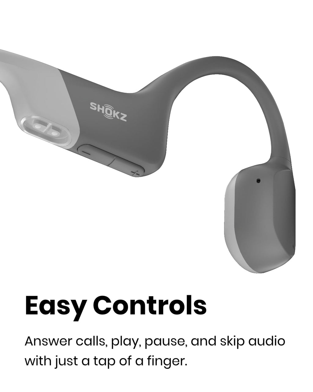 Shokz OpenRun Bone Conduction Waterproof Bluetooth Headphones for Sports with Cooling Wristband (Formerly Aeropex), Blue