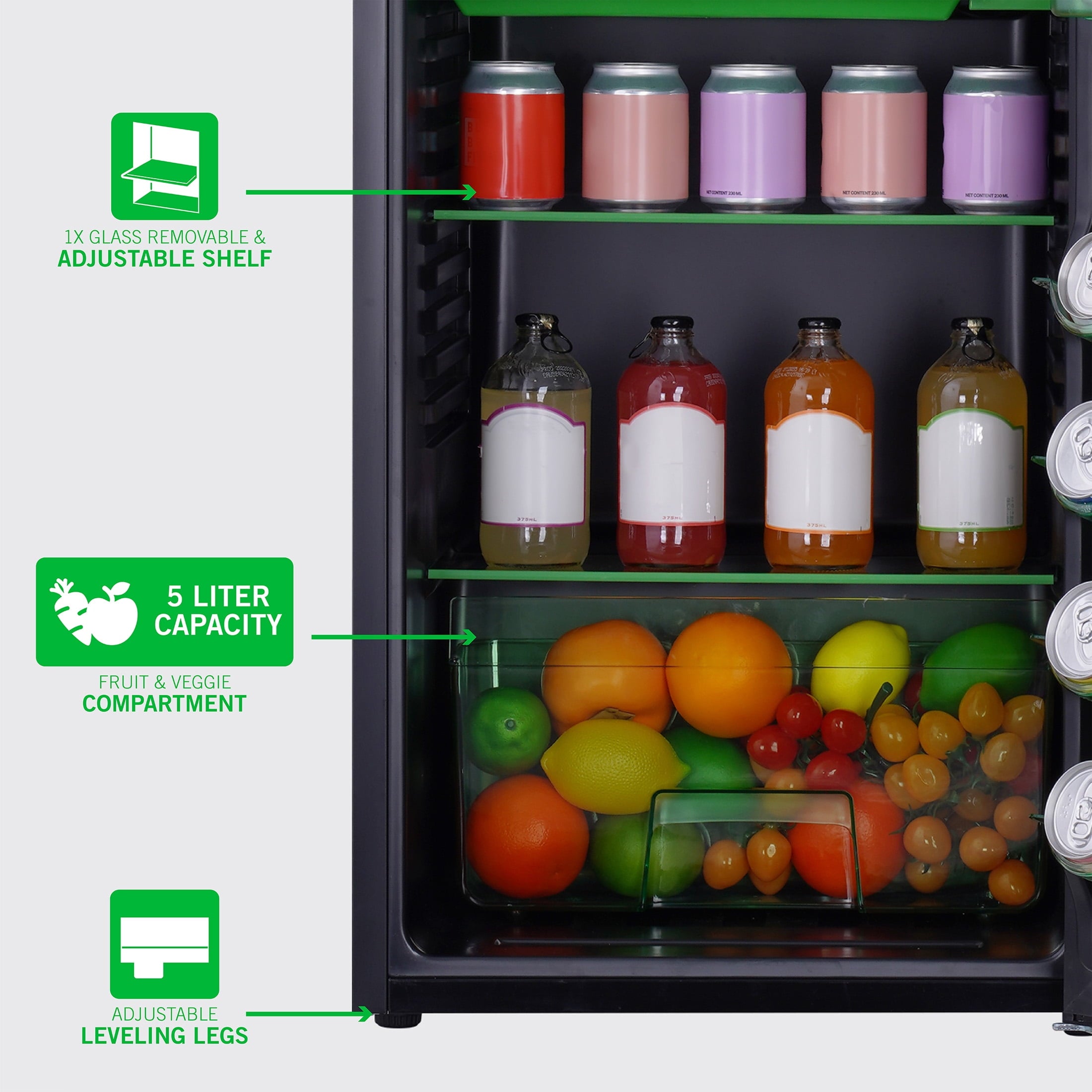 XBOX 3.2CF 1D FRIDGE