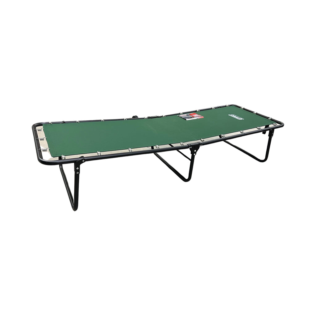 Coleman Ridgeline Camping Cot with Foam Sleeping Pad, 26 x 13 x 75 in, Green