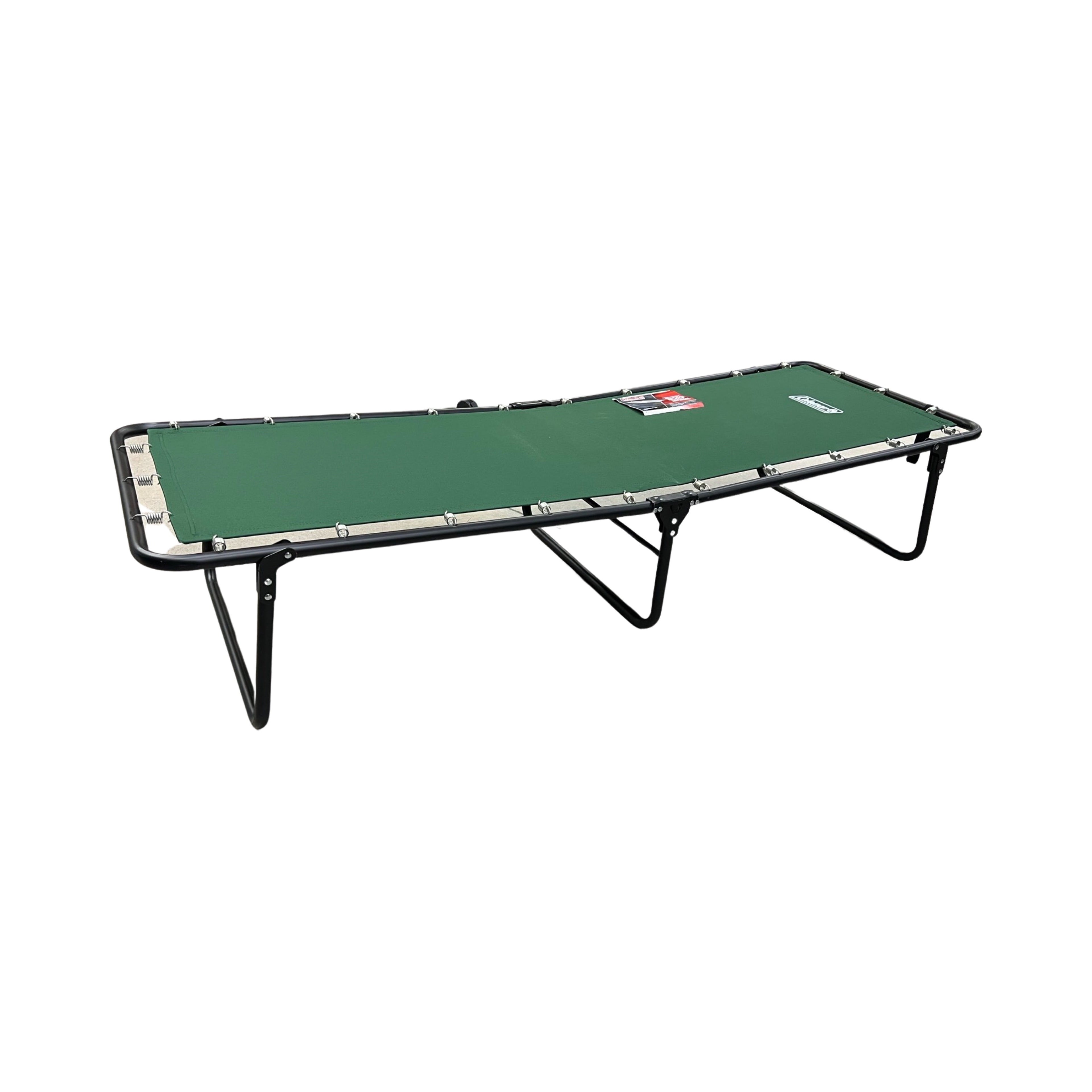 Coleman Ridgeline Camping Cot with Foam Sleeping Pad, 26 x 13 x 75 in, Green