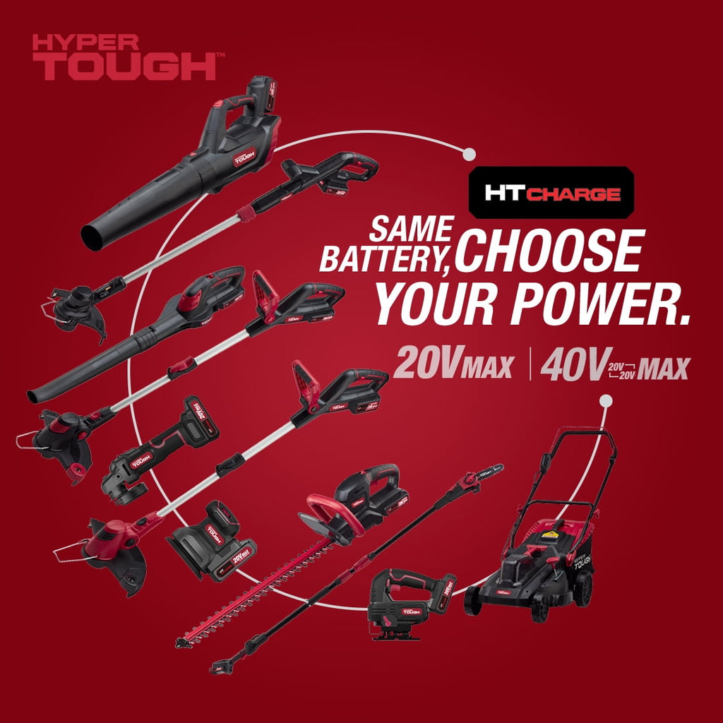 Hyper Tough 20V Max 110 mph 420 Cfm 4.0Ah Brushless Handheld Battery Blower, HT22-401-03-01