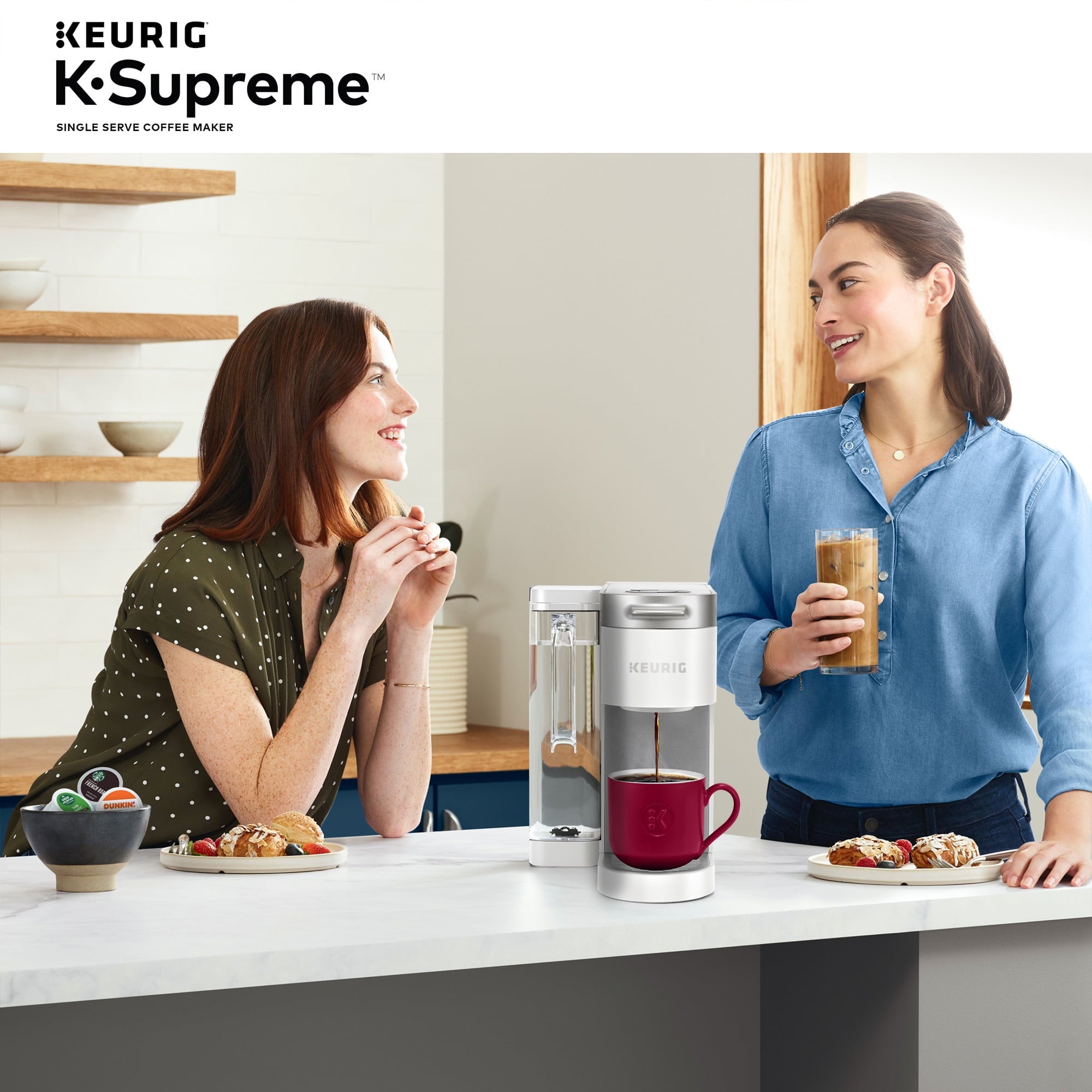 Keurig K-Supreme Single-Serve K-Cup Pod Coffee Maker, Black