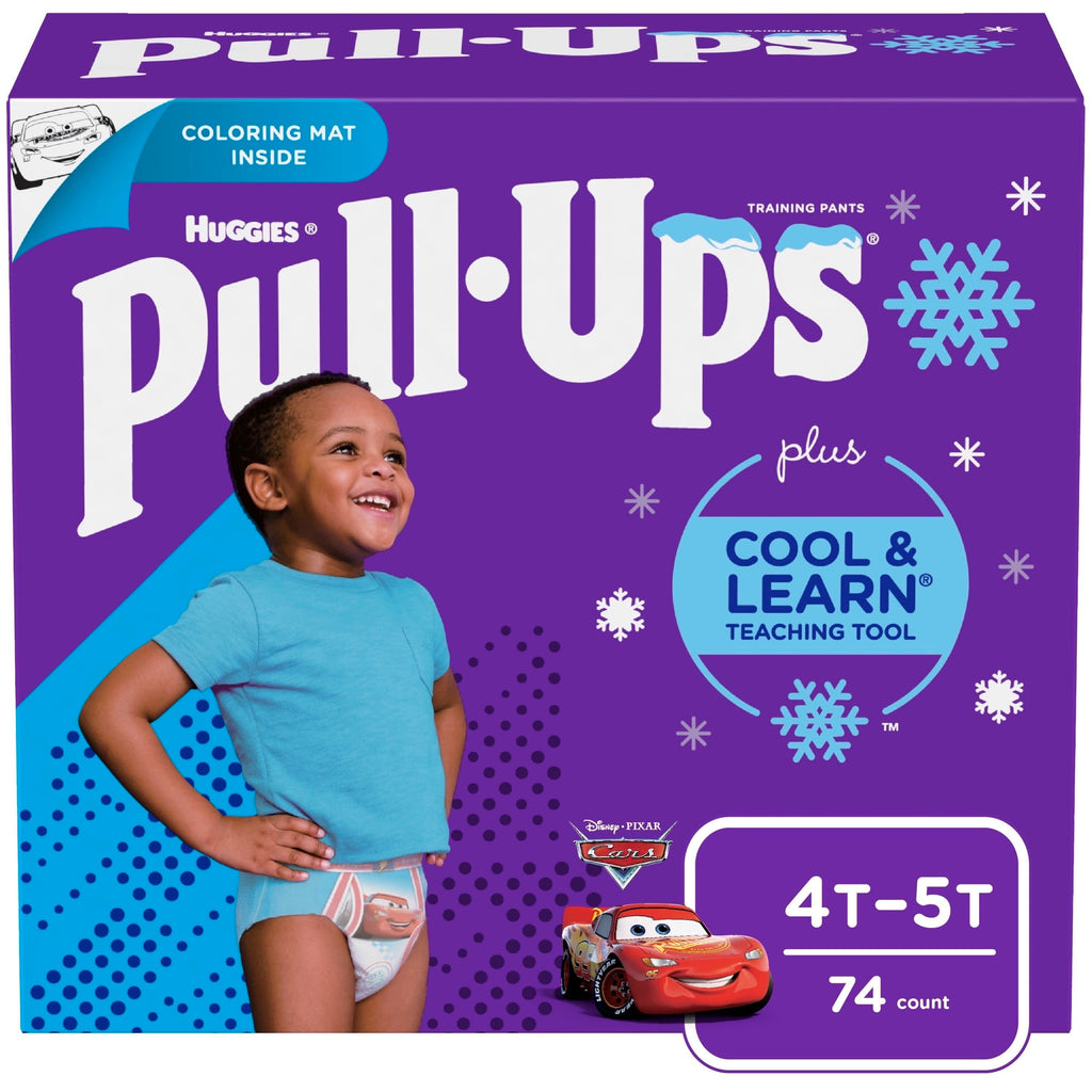 Pull-Ups Boys' Cool & Learn Training Pants, 4T-5T, 74 Ct