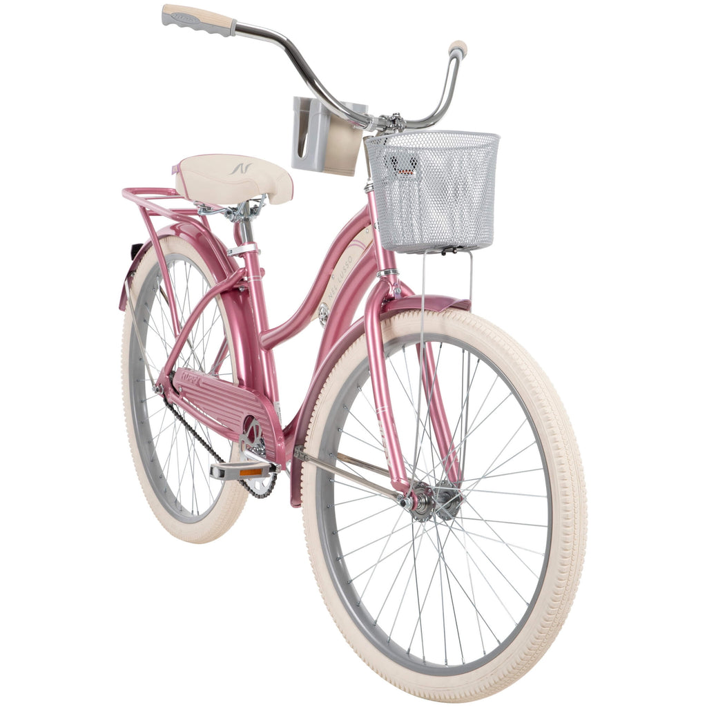 Huffy 26" Nel Lusso Classic Cruiser Bike with Perfect Fit Frame, Women's, Ages 13" Years, Light Blue