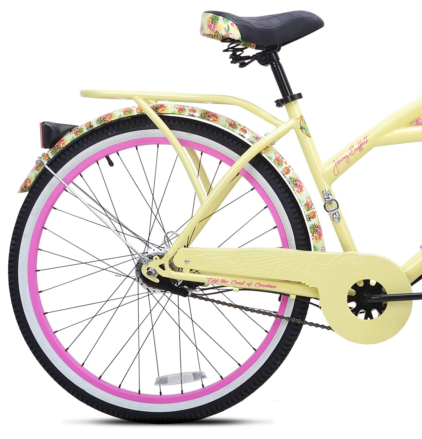 Kent 26" Margaritaville Women's 3-Speed Cruiser Bike, Yellow