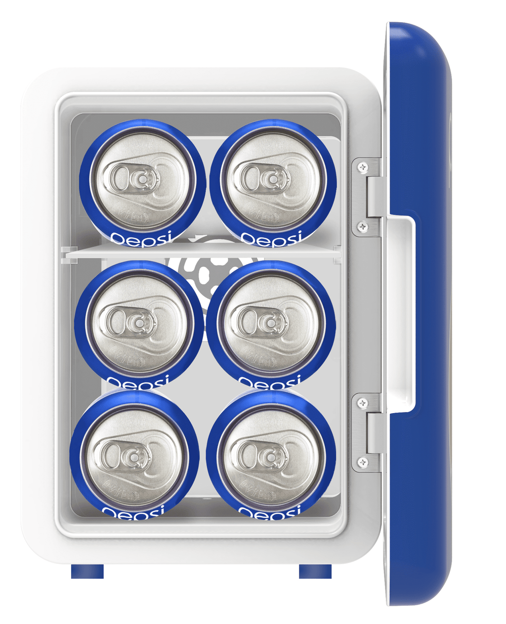 Pepsi Portable 6 Can Mini Retro Beverage Fridge - Blue