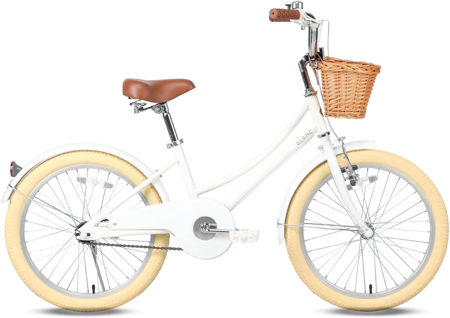 Glerc Little Molly 14 inch Kids Girls Bike for 3-5 Years Old Little Child,Yellow