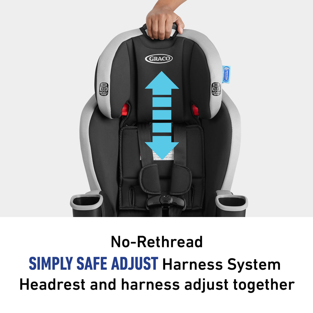 Graco Extend2Fit 3-in-1 Convertible Car Seat, Norah