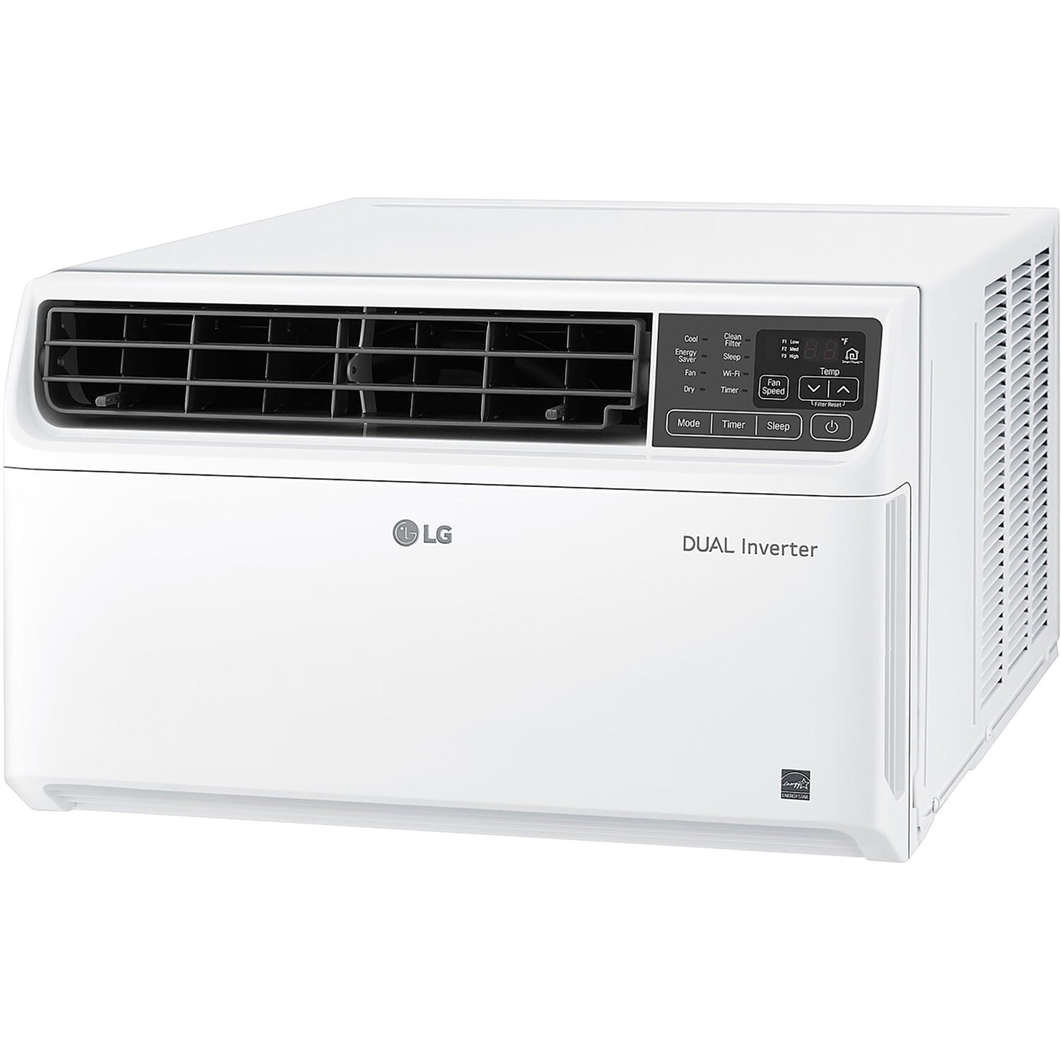 LG Energy Star 9,500 BTU 115V Dual Inverter Window Air Conditioner with Wi-Fi Control