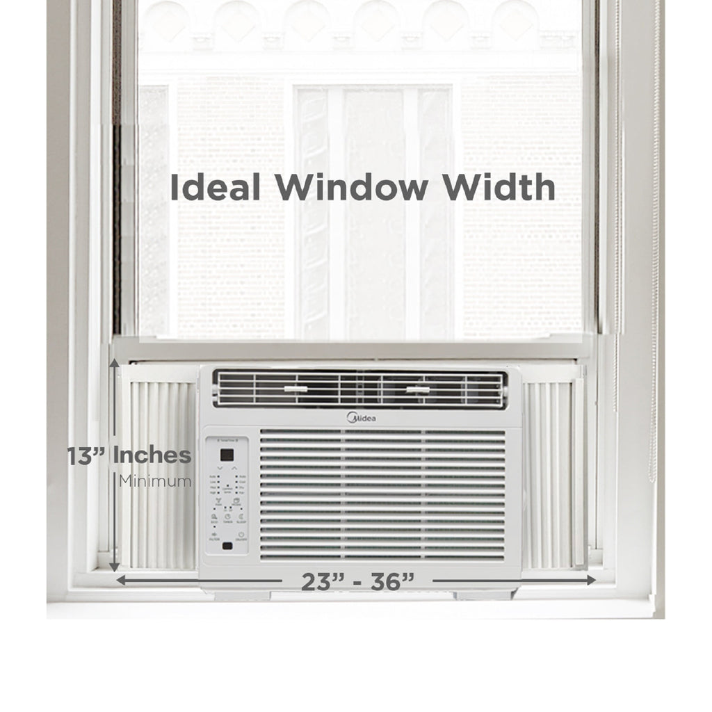 Midea 5,000 BTU 115V Window Air Conditioner with ComfortSense Remote, Black, MAW05R1WBL