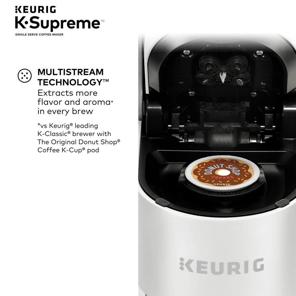 Keurig K-Supreme Single-Serve K-Cup Pod Coffee Maker, Black
