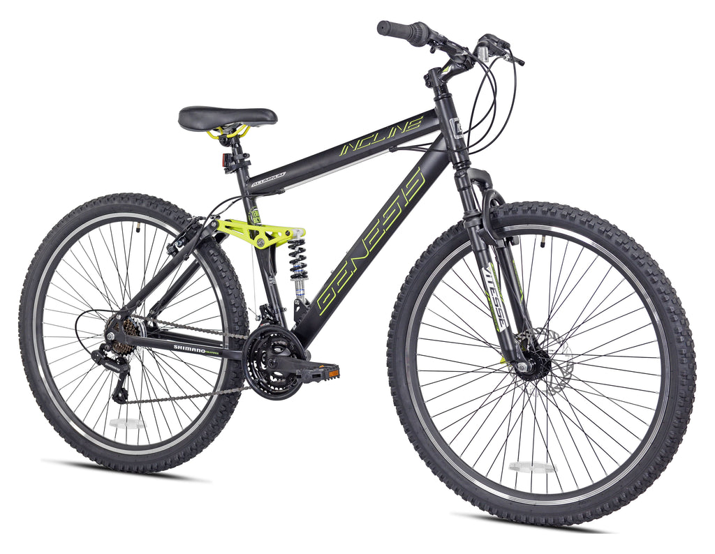Genesis 29" Incline Men's Mountain Bike, Black/Yellow