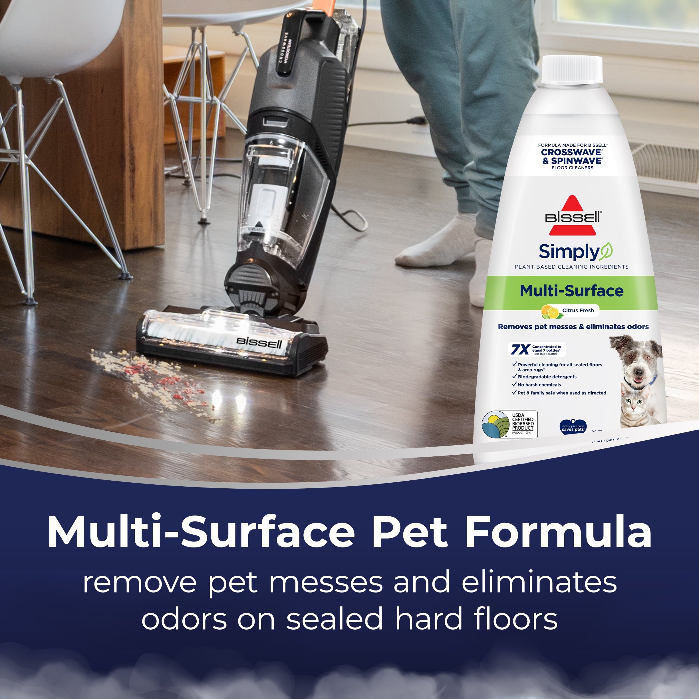 BISSELL CrossWave HydroSteam Wet Dry Vacuum 3513