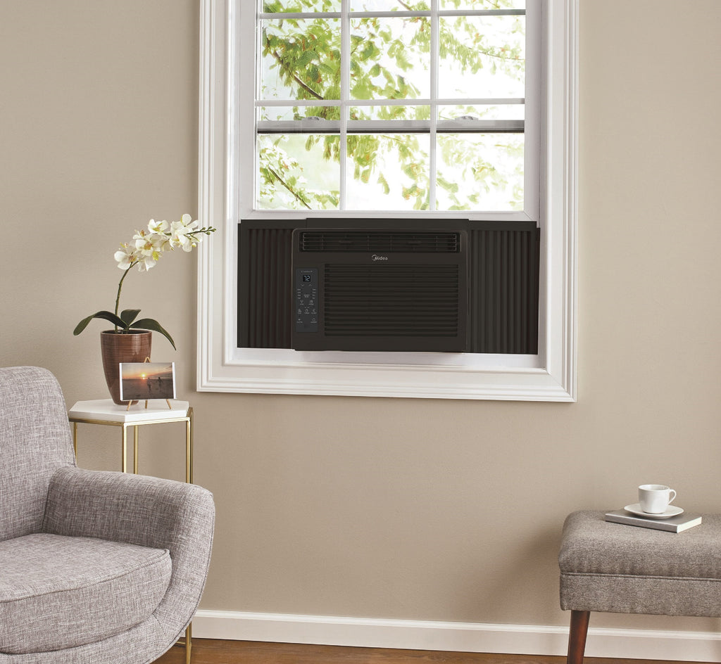 Midea 6,000 BTU 115V Window Air Conditioner with Comfort Sense Remote, White, MAW06R1WWT