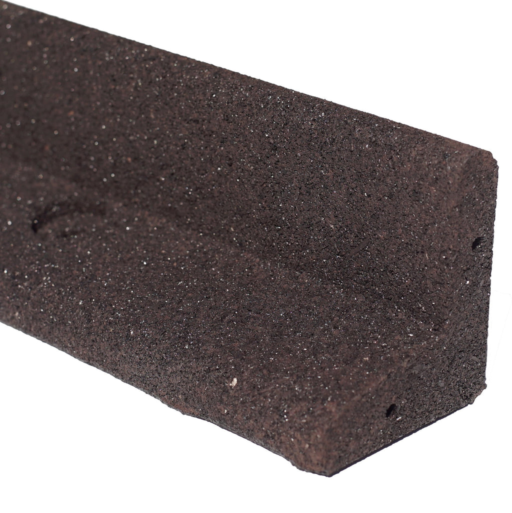 Eco Border 3" x 48" Black Rubber No Dig Landscape Garden Border Edging (Pack 6)