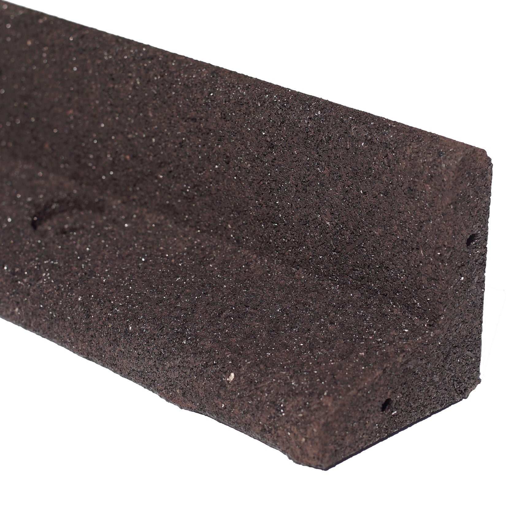 Eco Border 3" x 48" Black Rubber No Dig Landscape Garden Border Edging (Pack 6)