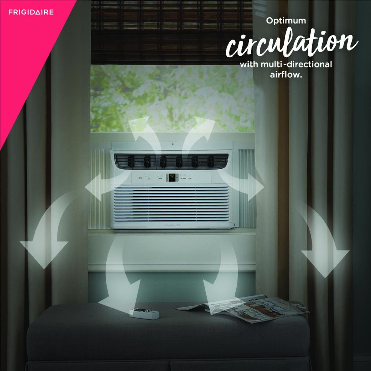 Frigidaire 8,000 BTU Window Air Conditioner with Remote in Black