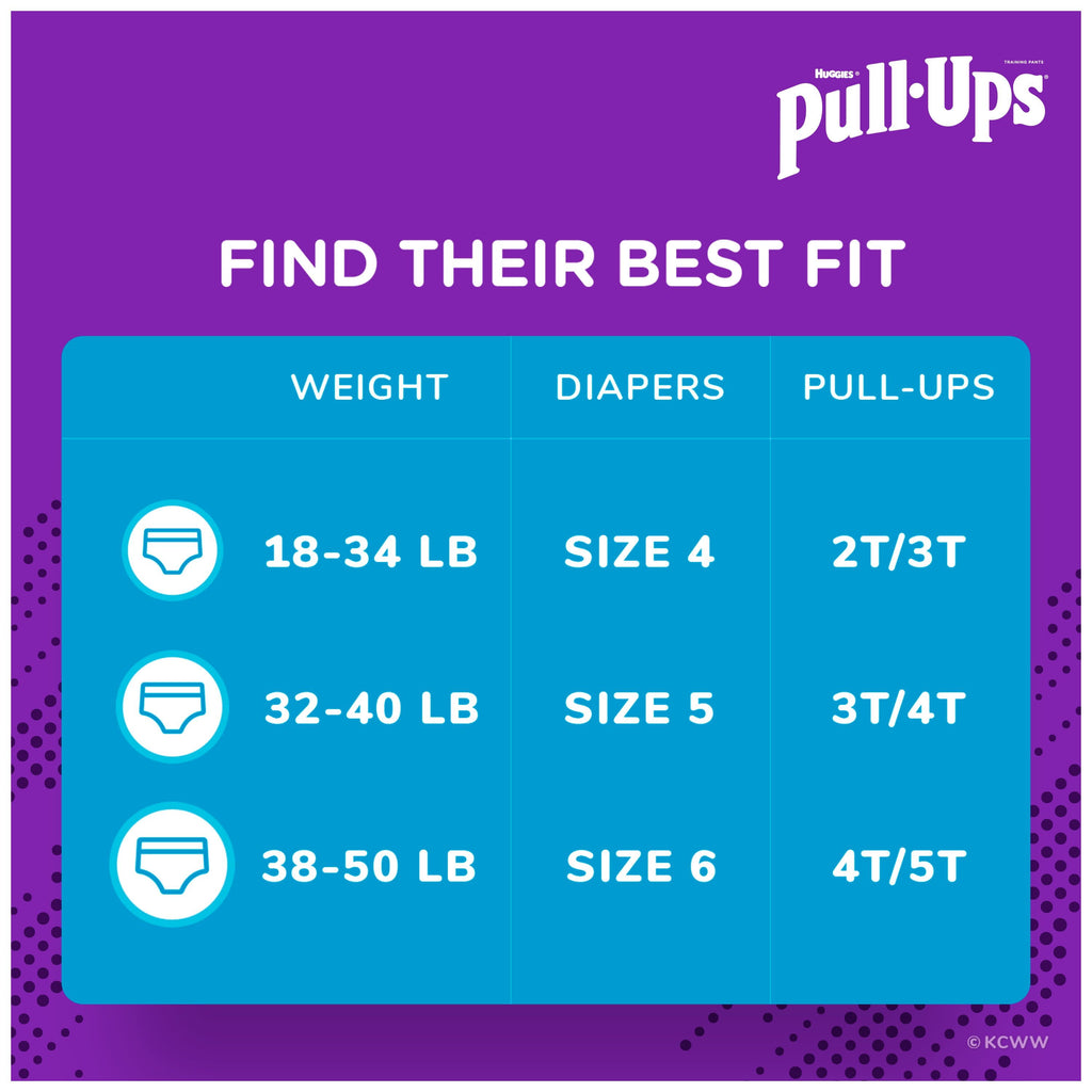 Pull-Ups Boys' Cool & Learn Training Pants, 4T-5T, 74 Ct