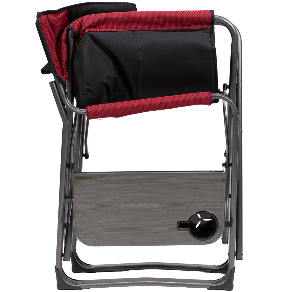 Ozark Trail Camping Director Chair XXL, Red, Adult, 10lbs
