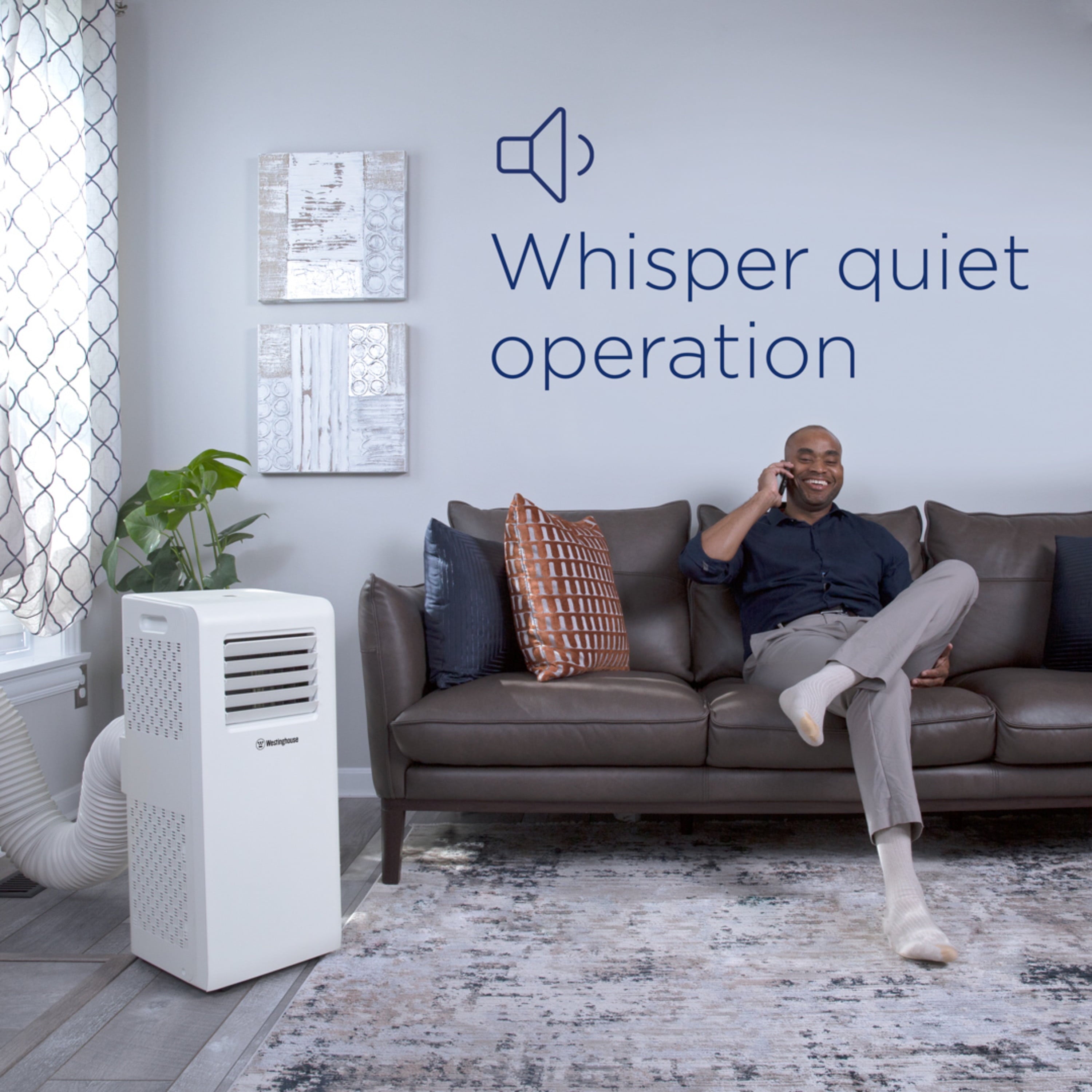 Westinghouse 10,000 BTU Portable Air Conditioner with Remote, 3-in-1 Operation, Rooms Up to 450 sq ft