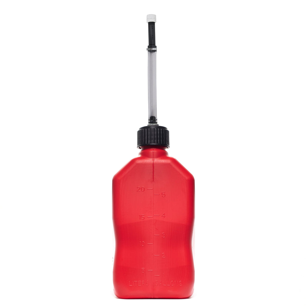VP Racing 5.5 Gal Motorsport Racing Liquid Jug Can Container & 14 In Hose