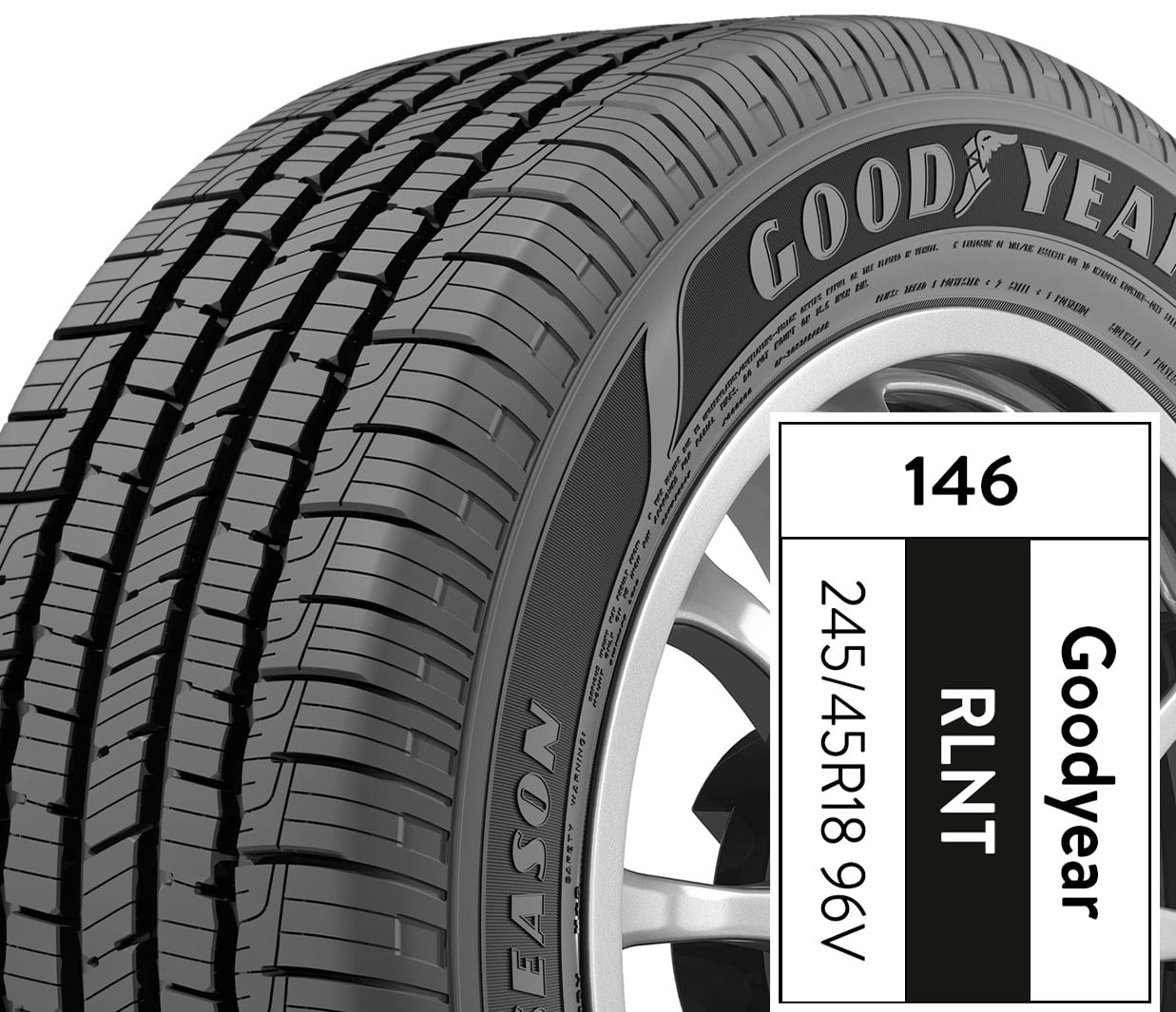Goodyear Reliant All-Season 245/45R18 96V All-Season Tire