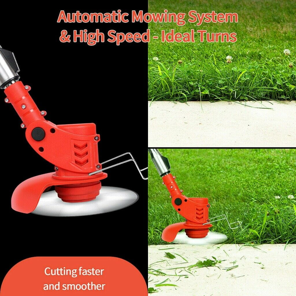 2Z Electric Cordless String Grass Trimmer ,12V 450w Weed Eater Lawn Mower for Garden Yard Lawn Trimming/Pruning,1 Charger