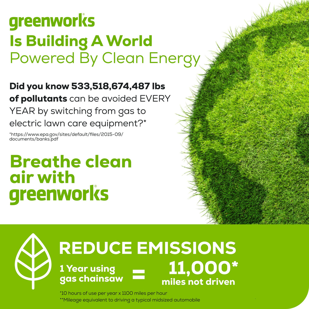 Greenworks 60V 18" 2.0kW Brushless Chainsaw with 4.0 Ah Battery & 3 Amp Charger 2028502