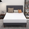 8 inch Twin Mattress, Green Tea Gel Memory Foam Mattress in a box, Medium Hardness Feeling, CertiPUR-US Certified/Made in USA, White