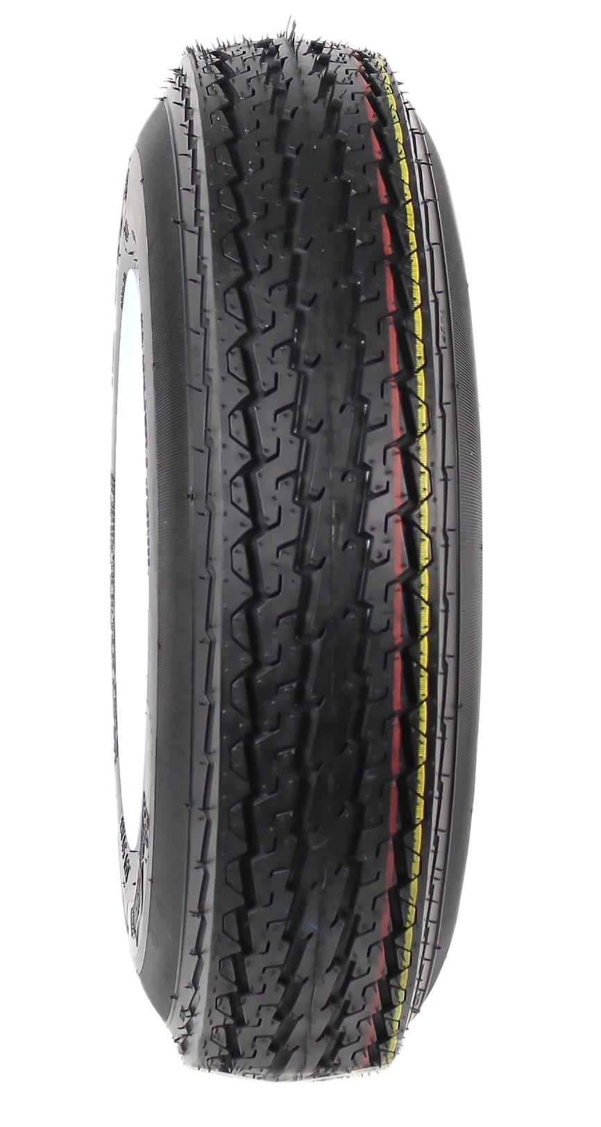 Two Trailer Tires On Rims 4.80-8 480-8 4.80 X 8 8 in. B 5 Lug Bolt Wheel White