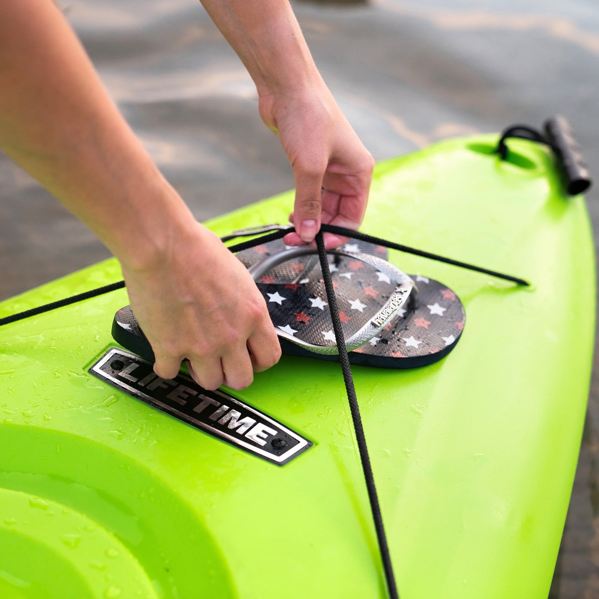 Lifetime Pacer 8 ft Sit-In Kayak (Paddle Included), Orange