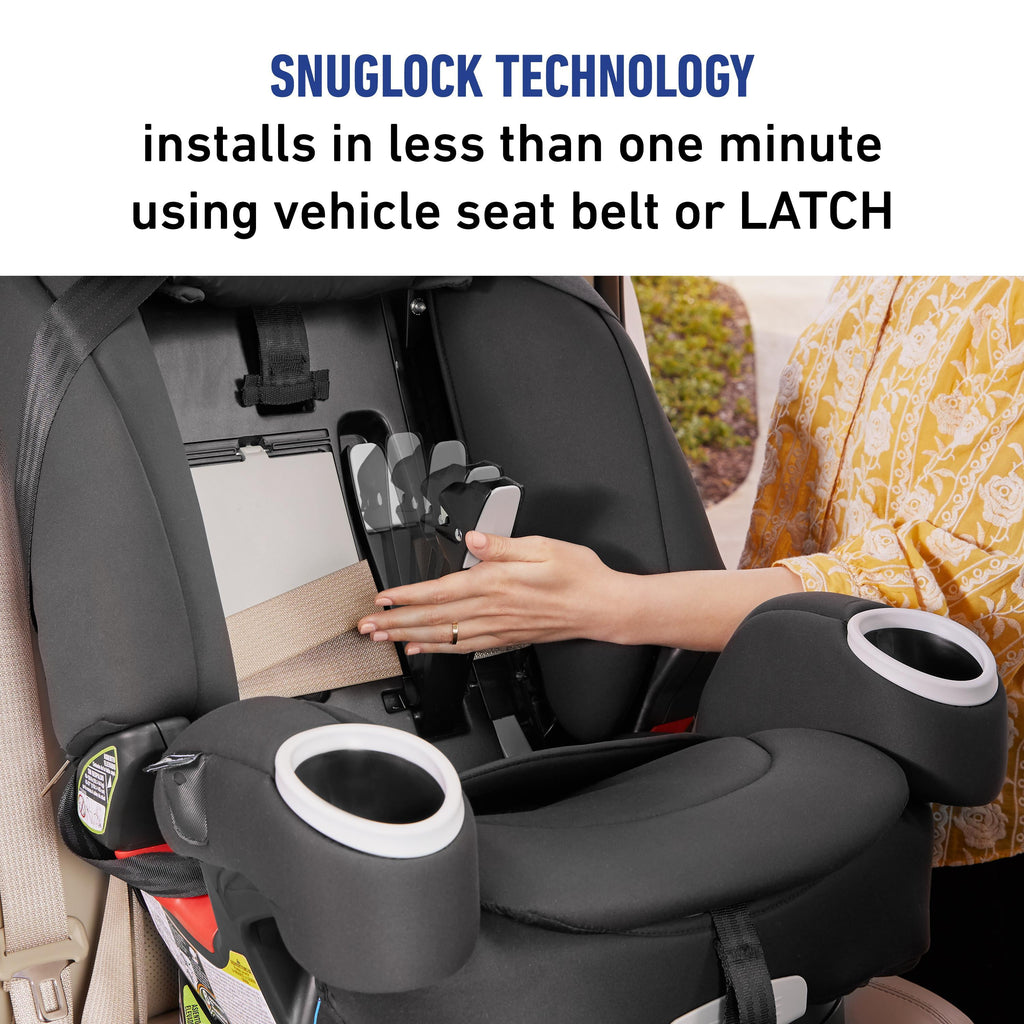 Graco 4Ever DLX SnugLock 4-in-1 Car Seat, Leila