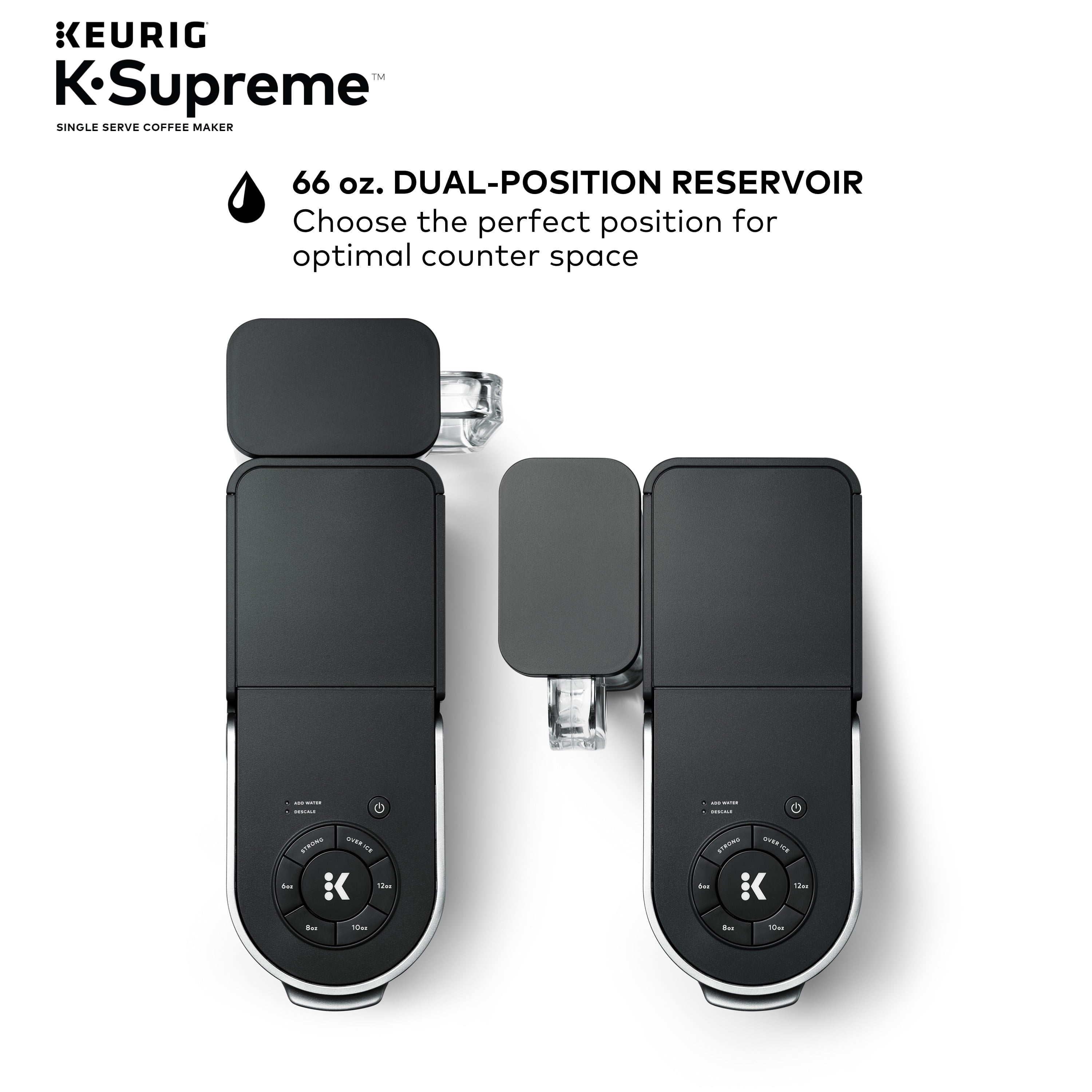 Keurig K-Supreme Single-Serve K-Cup Pod Coffee Maker, Black