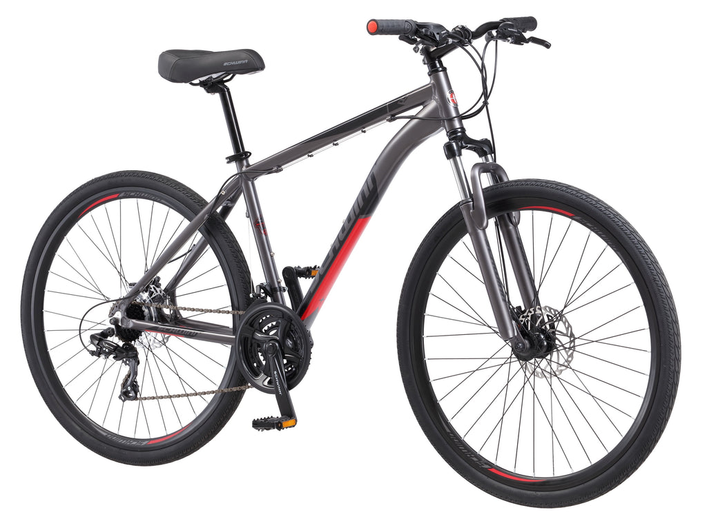 Schwinn DSB Hybrid Bike, 700c wheels, 21 speeds, mens frame, grey