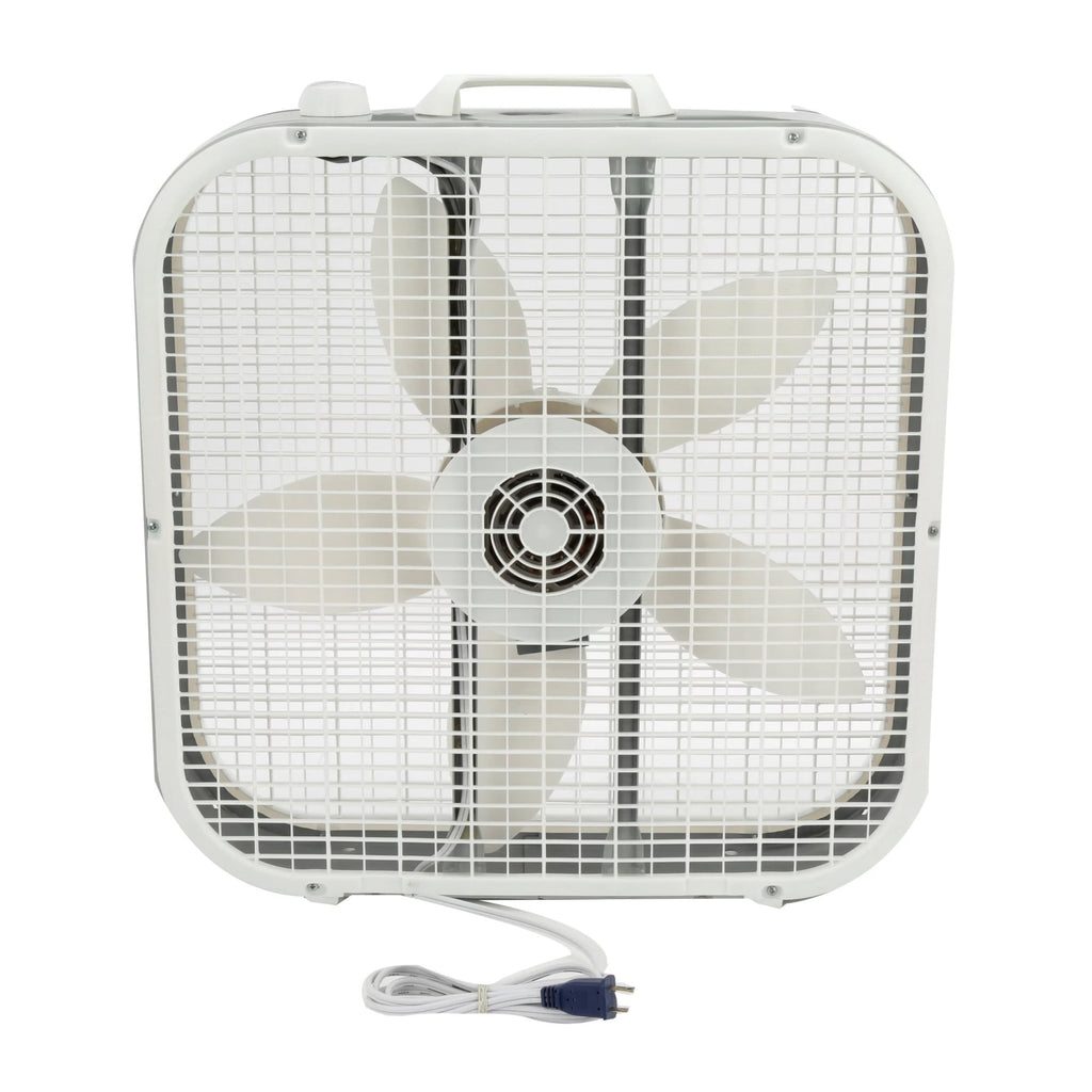 Lasko 20" Cool Colors 3-Speed Box Fan with Weather-Resistant Motor, Blue, 22.5" High, B20310, New