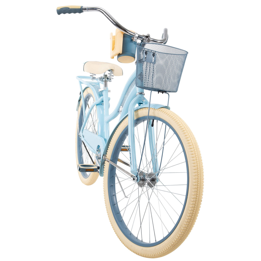 Huffy 26" Nel Lusso Classic Cruiser Bike with Perfect Fit Frame, Women's, Ages 13" Years, Light Blue