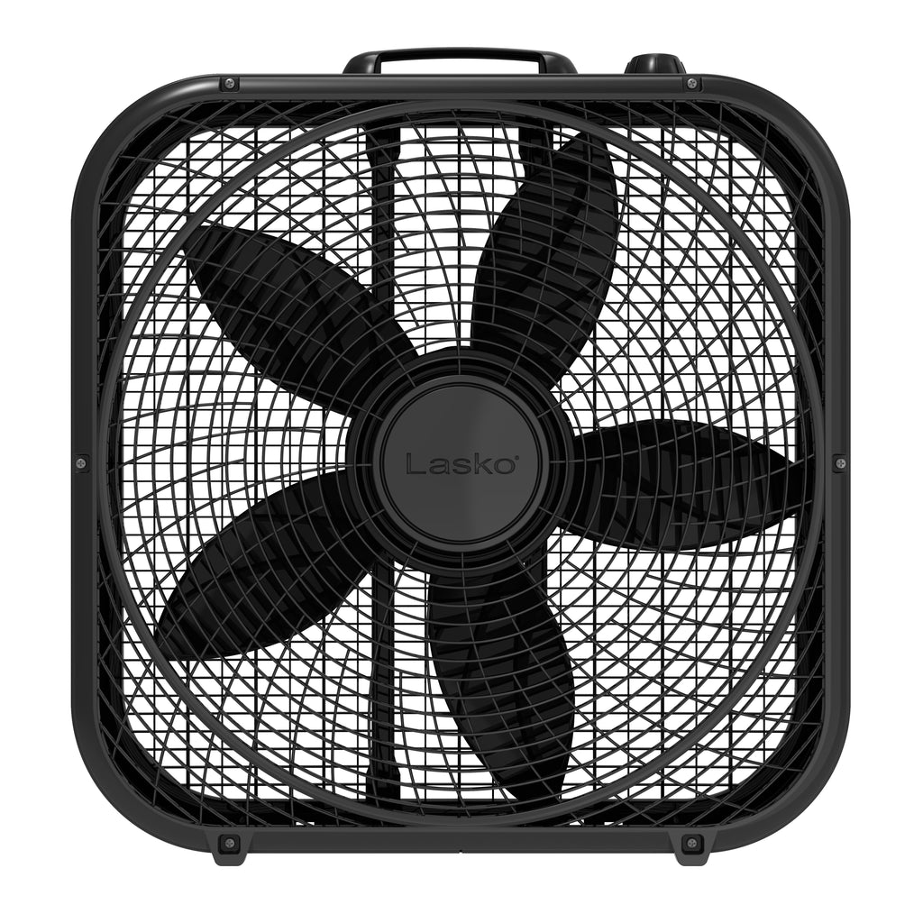 Lasko 20" Cool Colors 3-Speed Box Fan with Weather-Resistant Motor, Blue, 22.5" High, B20310, New