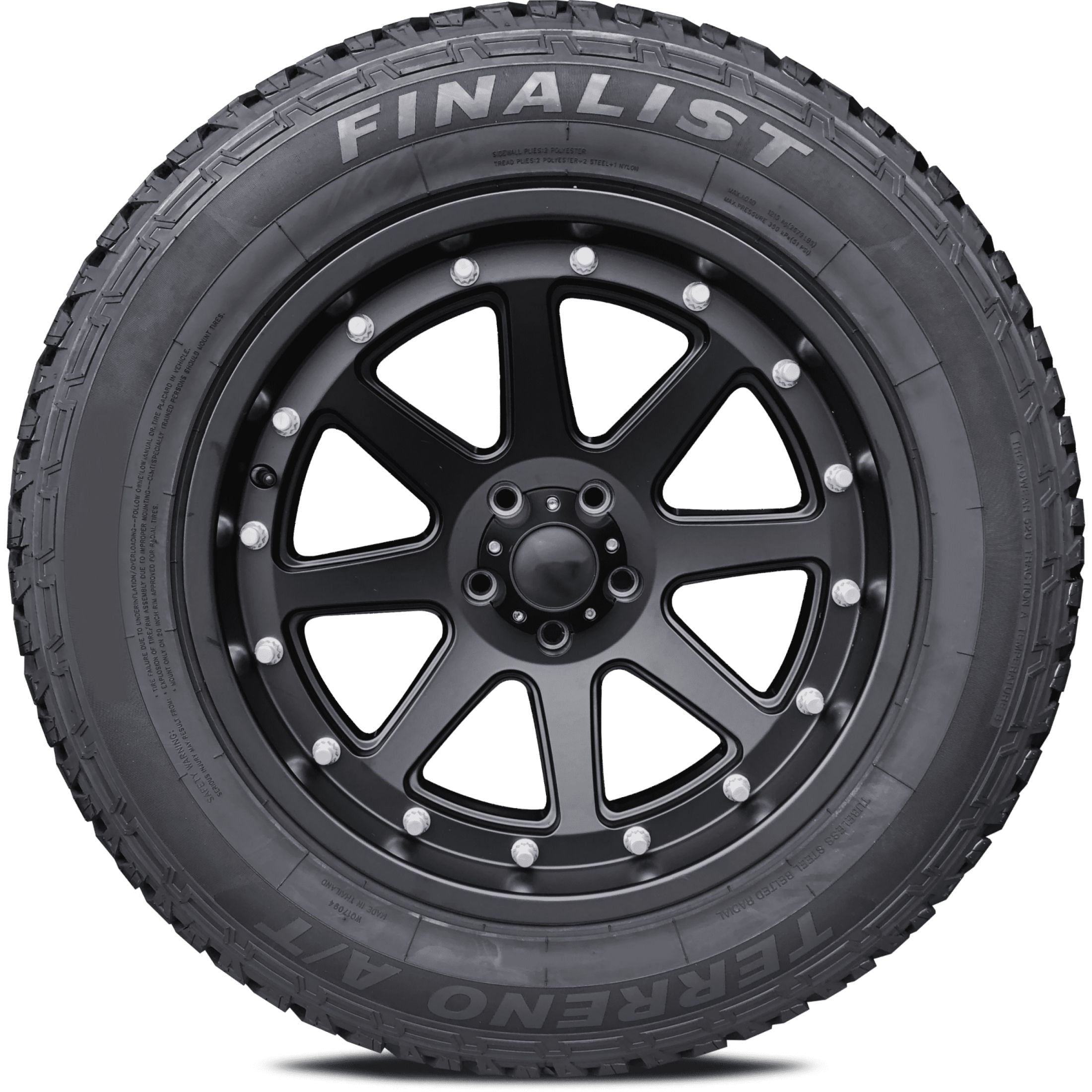 Finalist Terreno A/T 265/70R17 115T SUV Light Truck All Season All Terrain Tire 265/70/17 (Tire Only)