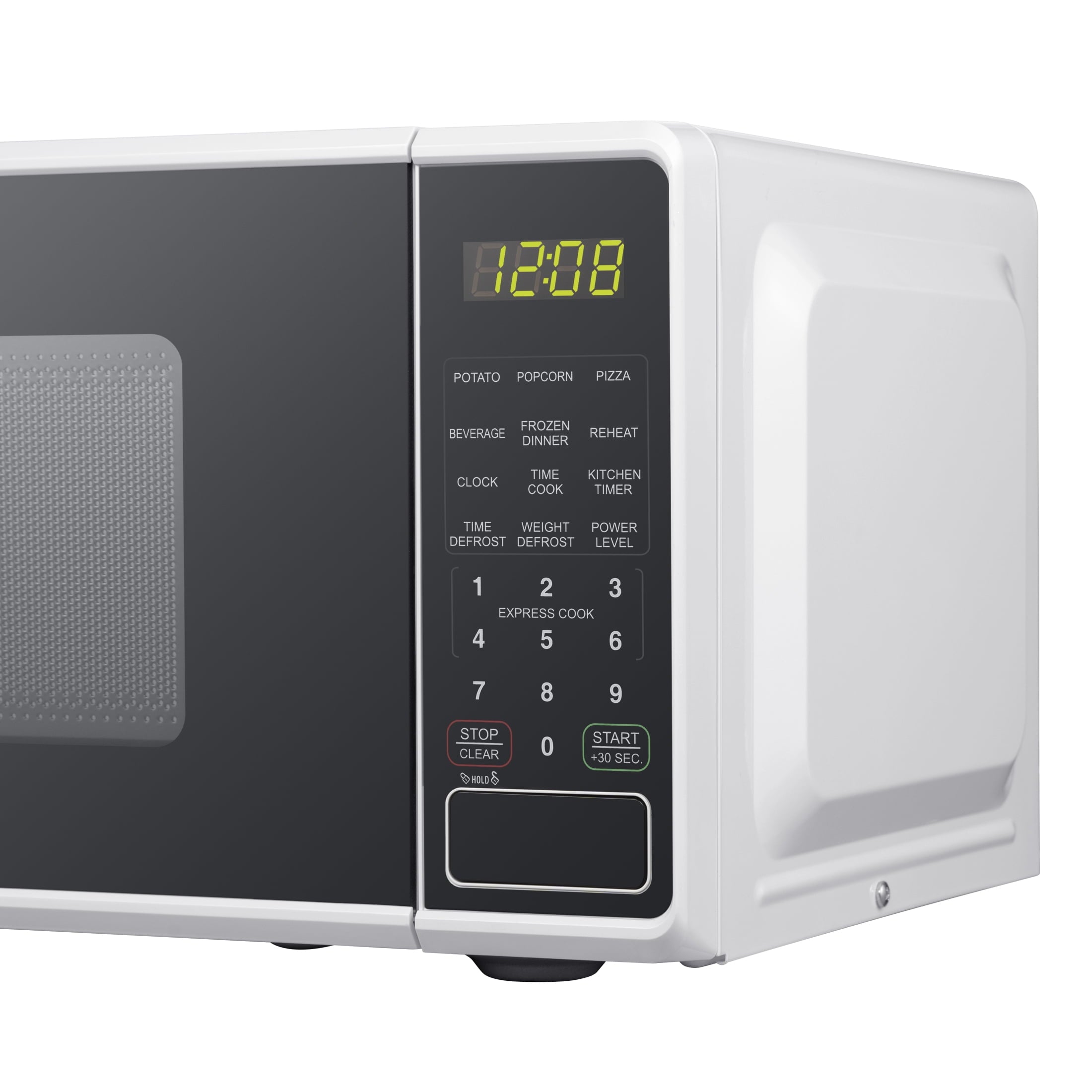Mainstays 0.7 Cu ft Countertop Microwave Oven, 700 Watts, Black, New