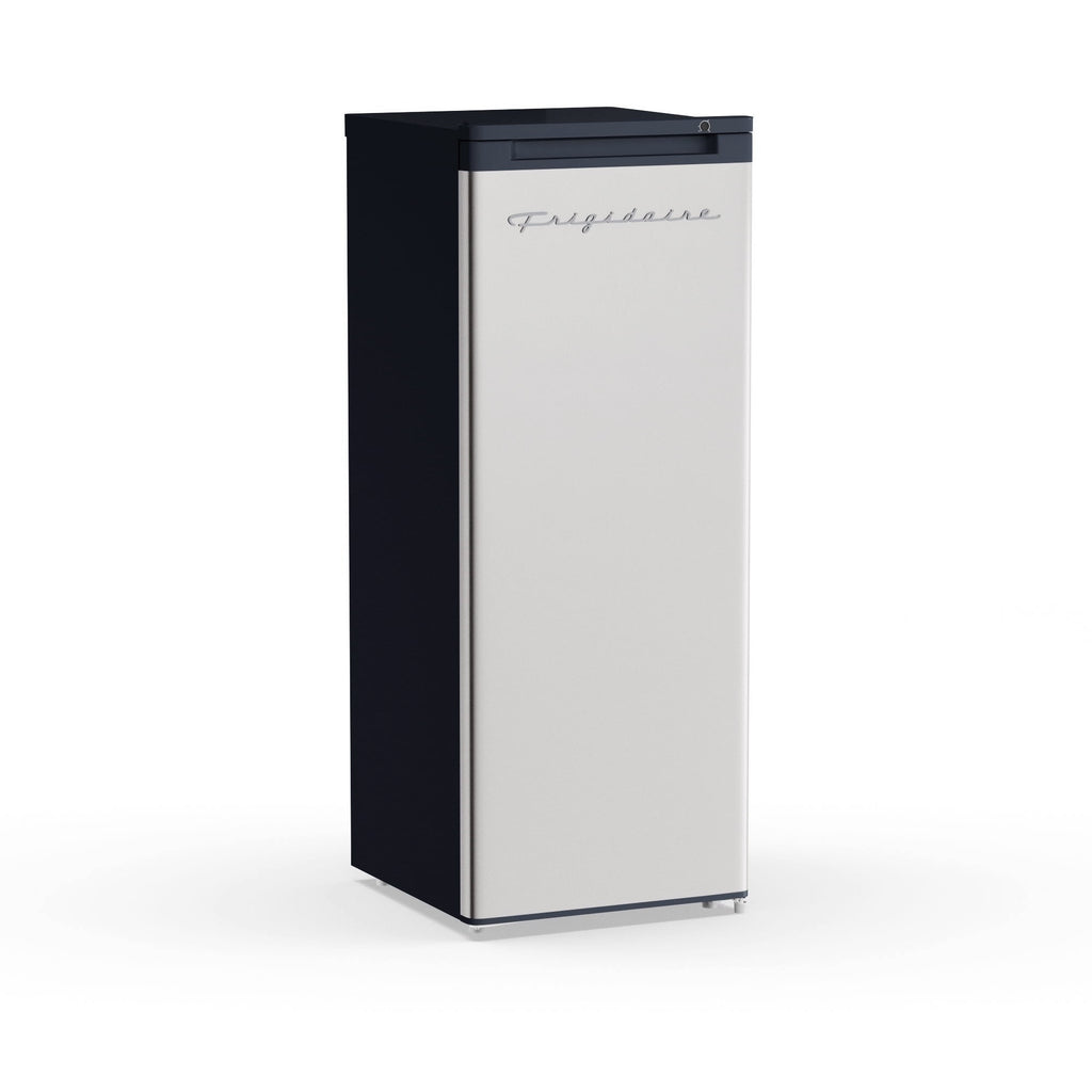 Frigidaire 6.5 Cu. ft. Retro Upright Freezer, Platinum Silver