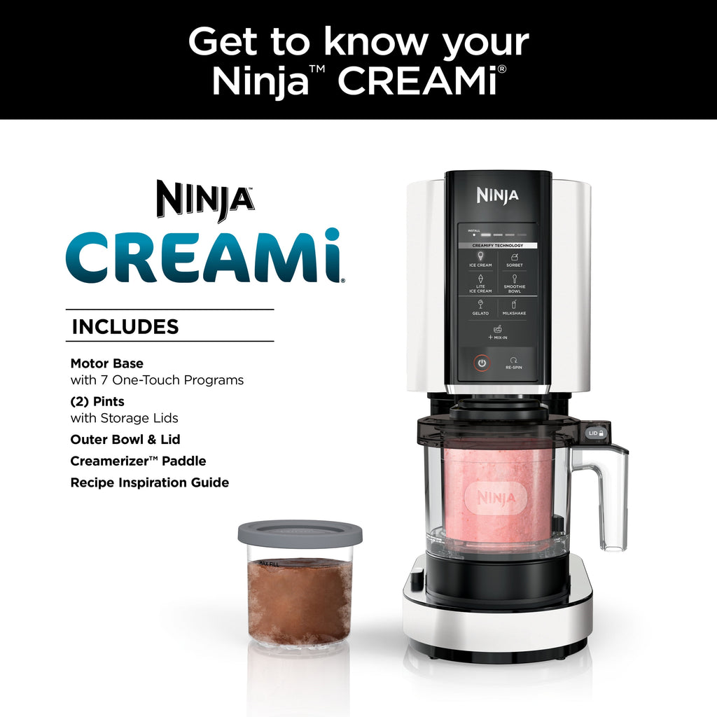 Ninja™ CREAMi™, Ice Cream Maker, 7 One-Touch Programs, Blue - NC301NV