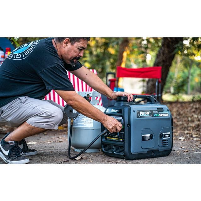 Pulsar Products GD400BN, 4000W Portable super-quiet Dual Fuel & Parallel Capability, RV-Ready, CARB Compliant